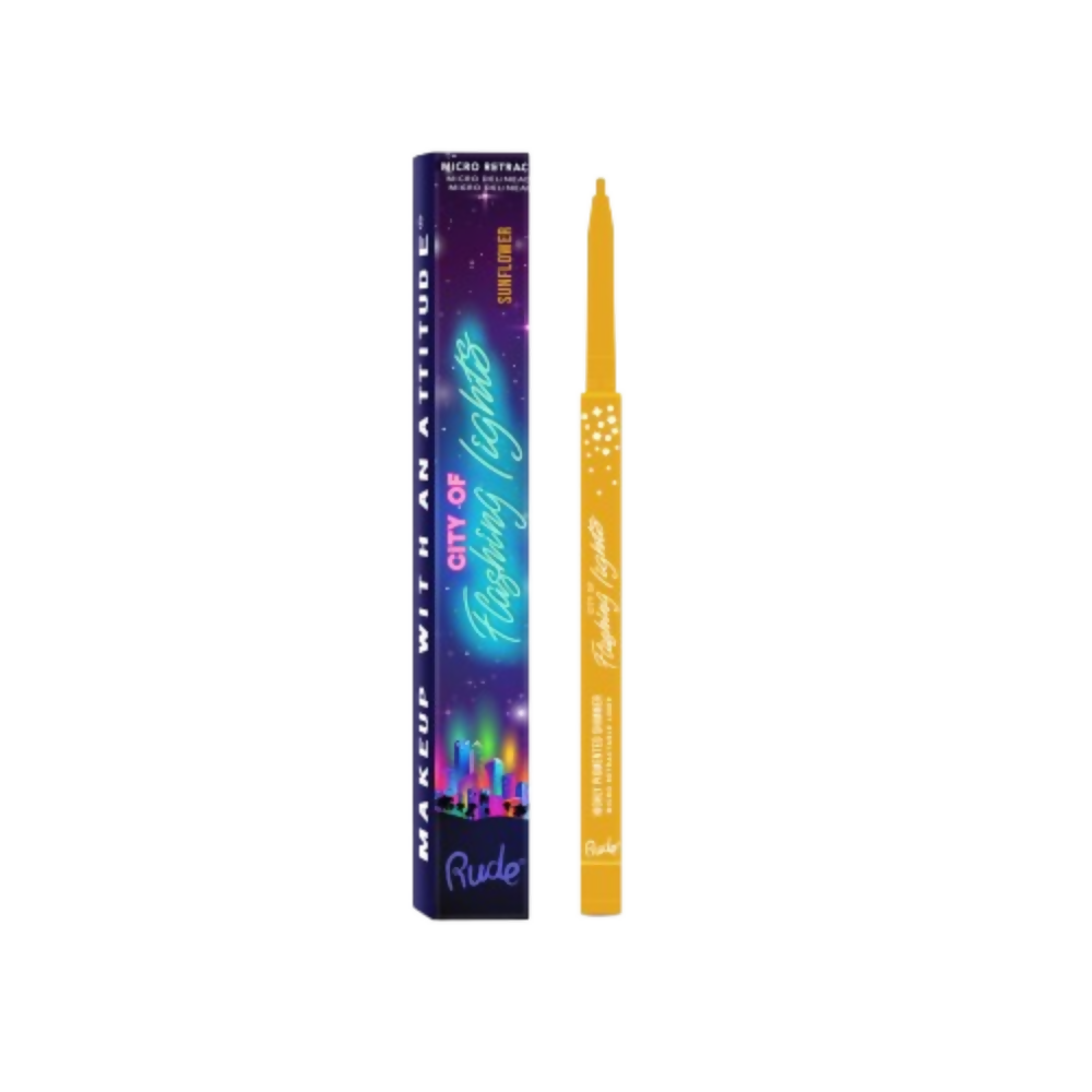 Rude Cosmetics City Of Flashing Lights Micro Retractable Liner - Sunflower