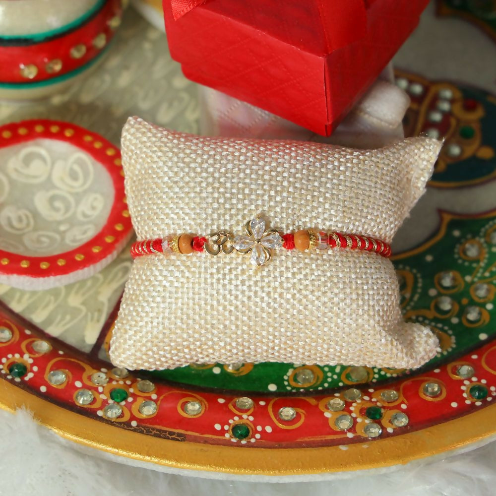 Indianvibez Ad Stone Fancy Rakhi