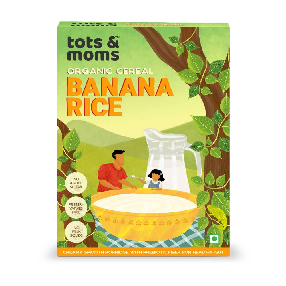 Tots and Moms Organic Cereal Banana Rice - Grab2buy