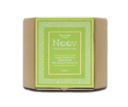 Neev Herbal Handmade Soaps Aloe Neem Tea Tree Soap