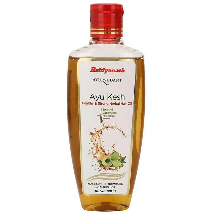Baidyanath Jhansi Ayu Kesh Healthy And Strong Herbal Hair Oil - Grab2buy