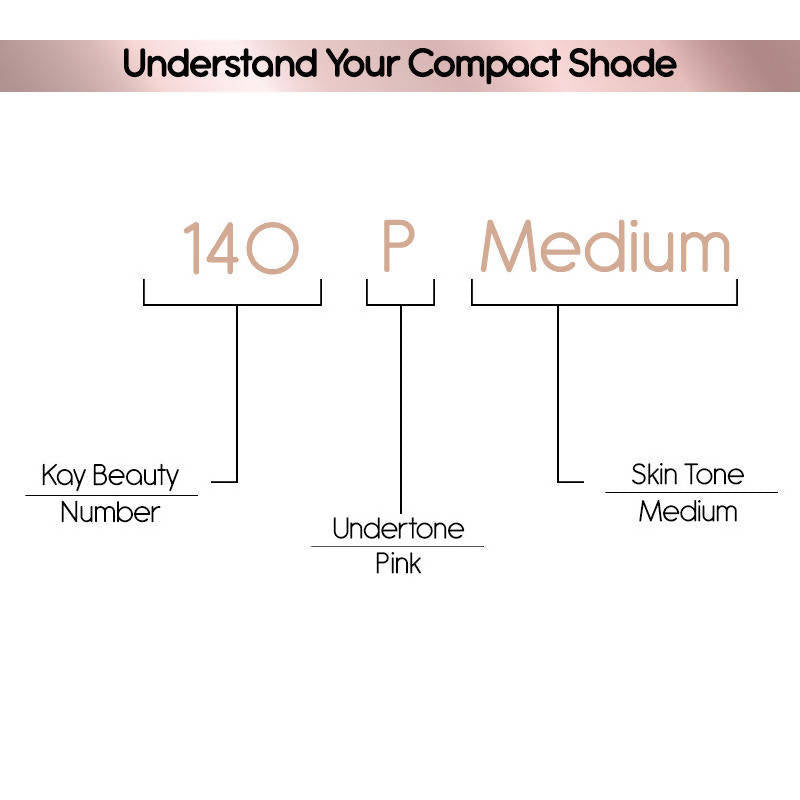 Kay Beauty By Katrina Kaif Matte Compact - 140P Medium 