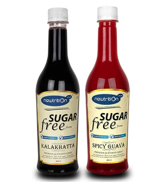Newtrition Plus Sugar Free Spicy Guava & Kalakhatta Syrup 