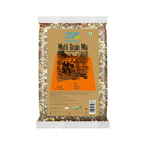 Nature Land Organics Roasted Multi Grains Mix 