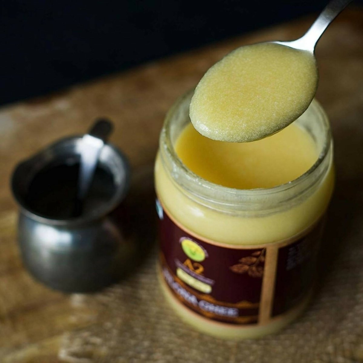 A2 Organics Desi Gir Cow A2 Bilona Ghee | Cultured Ghee | Vedic Bilona Method Ghee 