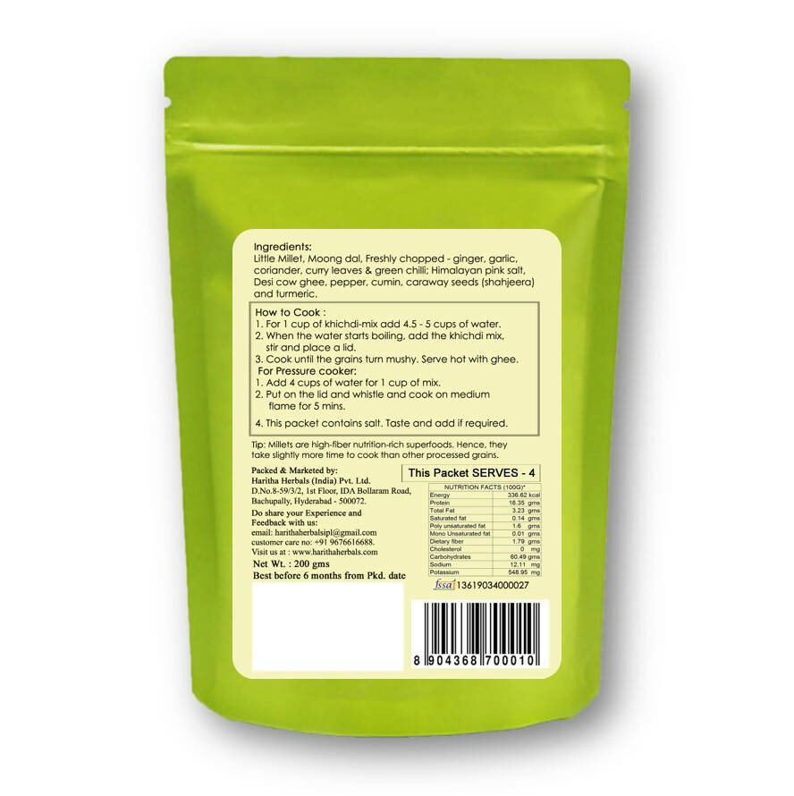 Haritha Foods Instant Millet Khichdi 