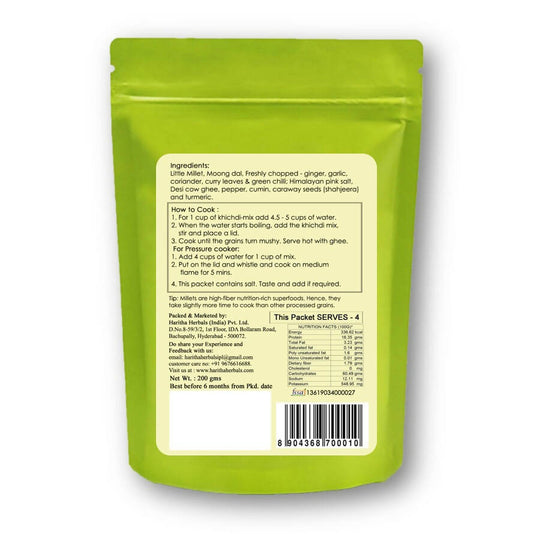 Haritha Foods Instant Millet Khichdi 