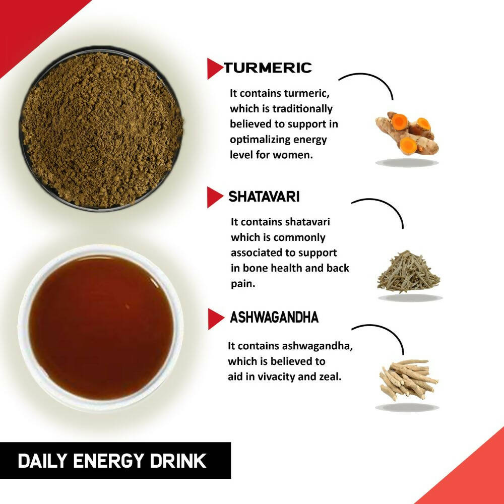 Justvedic Daily Energy Drink Mix 