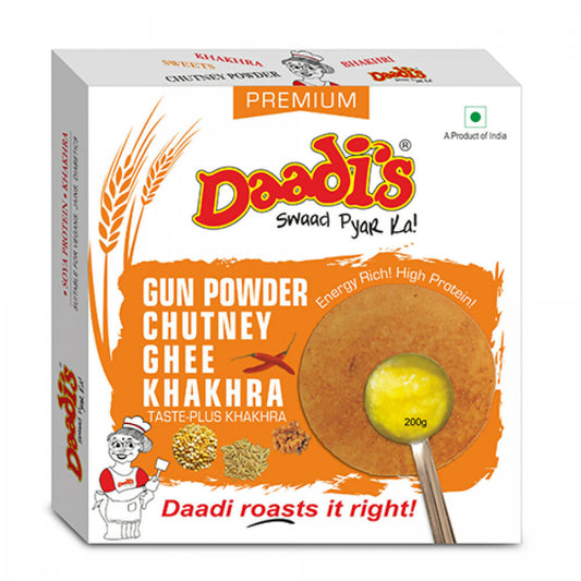 Daadi's Gun Powder Chutney Ghee Khakhra 