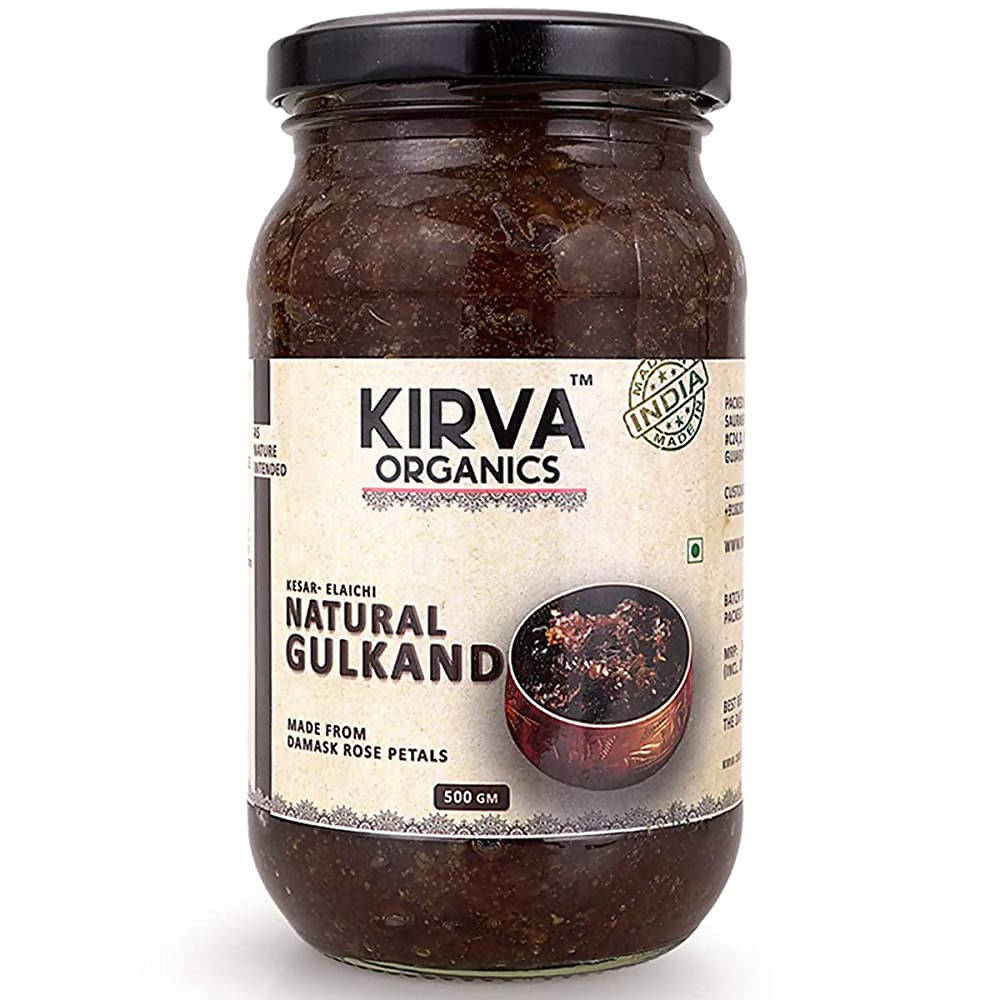 Kirva Organics Kesar Elaichi Natural Gulkand 