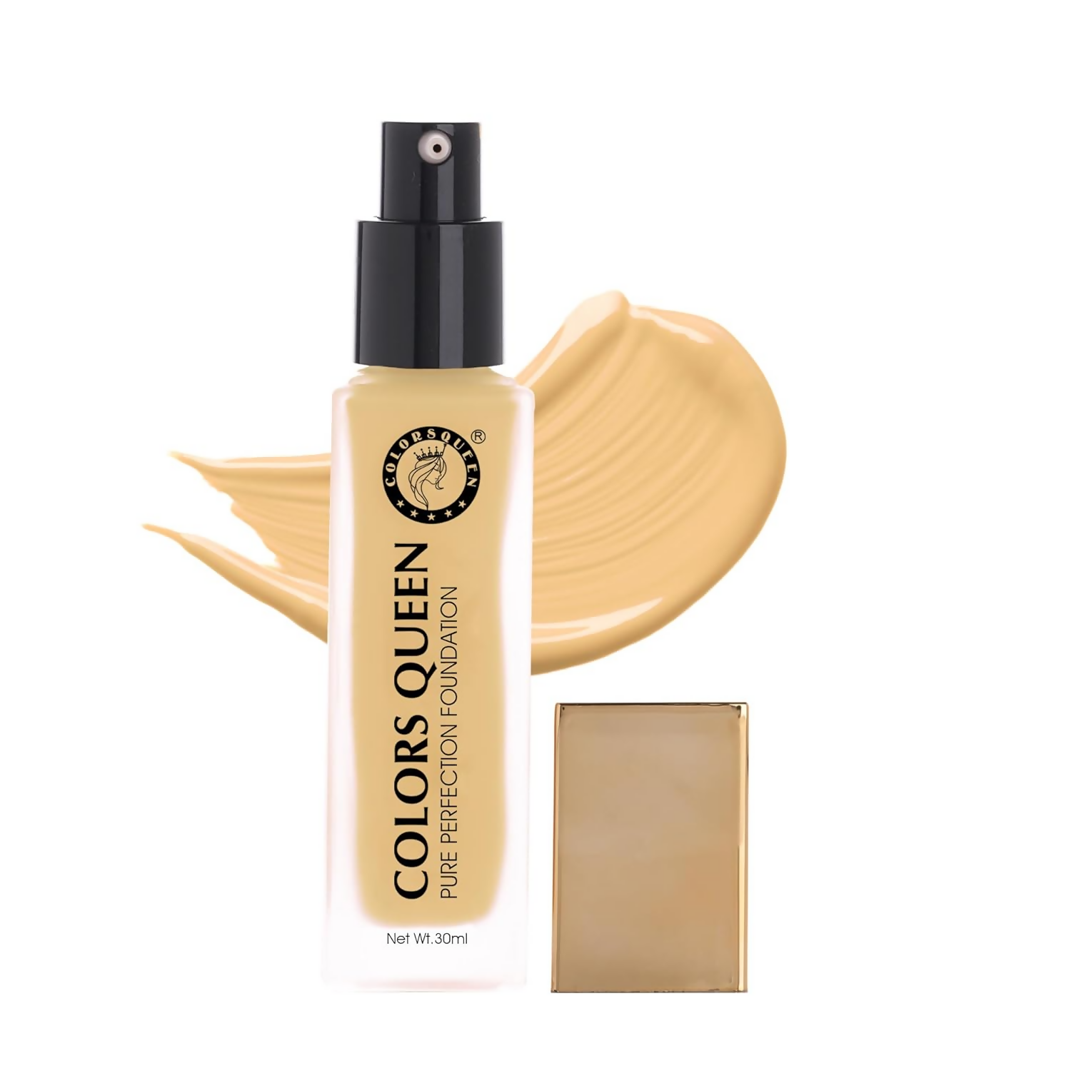 Colors Queen Pure Perfection Foundation – 03 Natural Beige  Grab2Buy Colors Queen Grab2Buy
