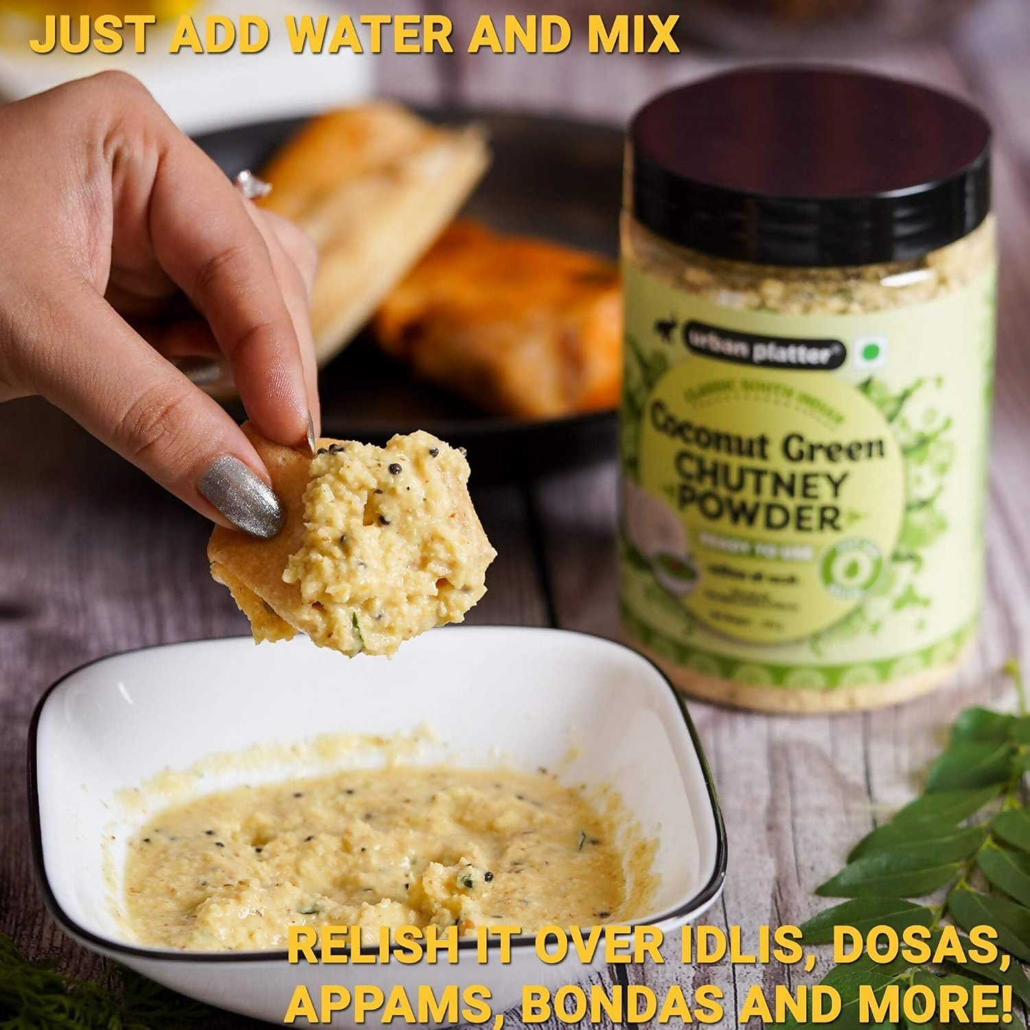 Urban Platter Coconut Green Chutney Powder  Grab2Buy Urban Platter Grab2Buy