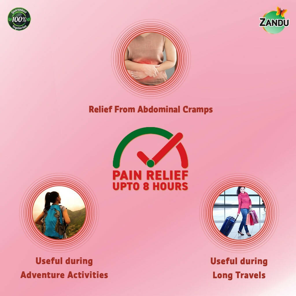 Zandu Feminine Pain Relief Patch - Grab2buy