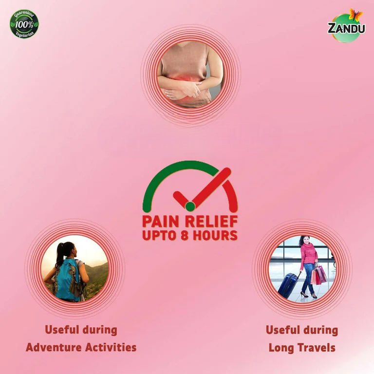 Zandu Feminine Pain Relief Patch 