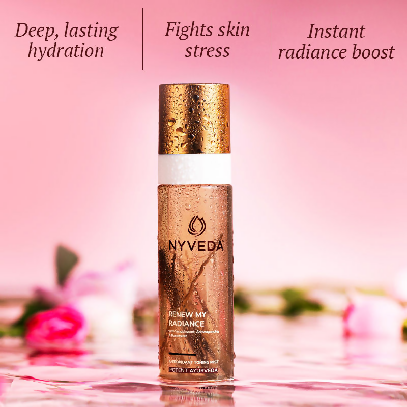 Nyveda Renew My Radiance Antioxidant Toning Mist With Rose Water 