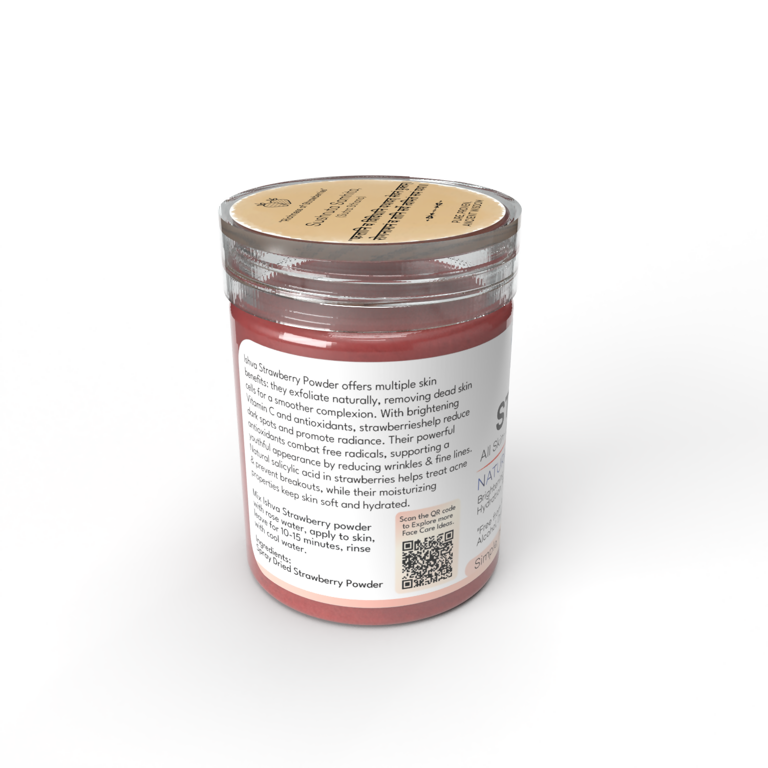 Ishva Strawberry Powder For Skin 