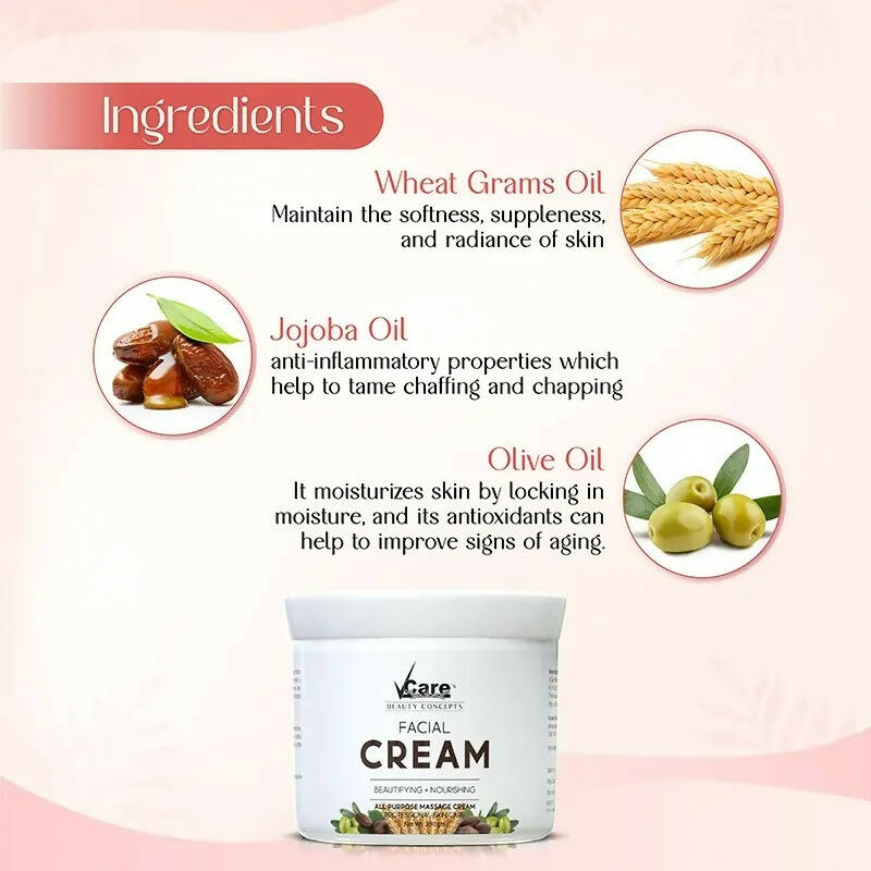 VCare Facial Cream For Glowing Skin  Grab2Buy VCare Grab2Buy