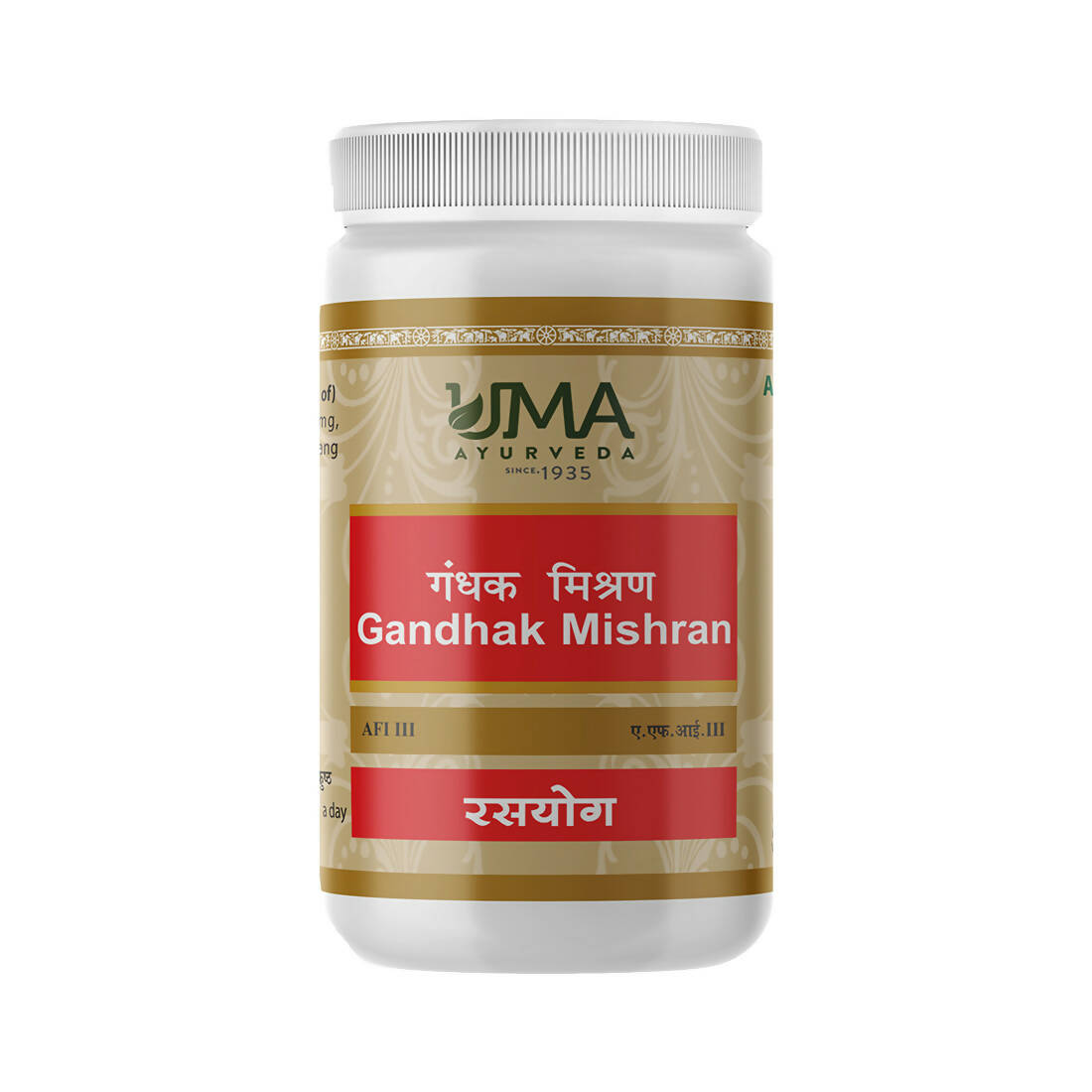 Uma Ayurveda Gandhak Mishran Tablets 