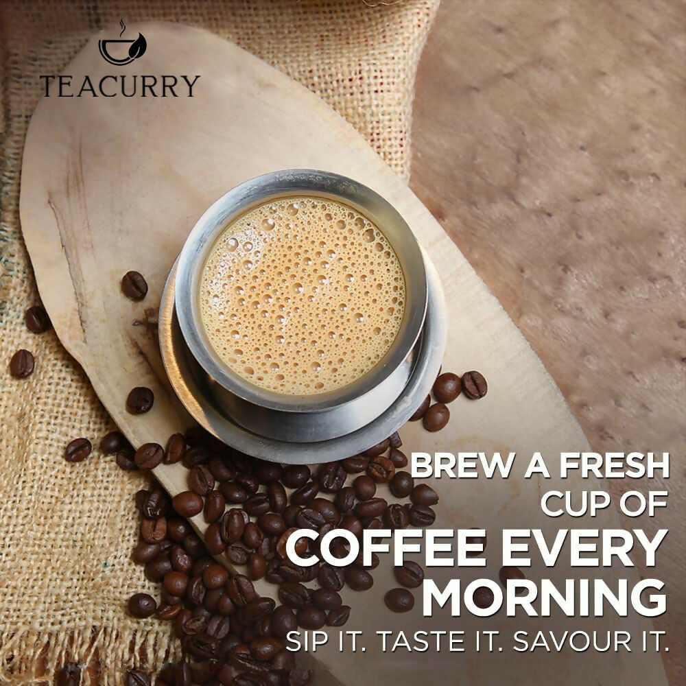 Teacurry South Indian Filter Coffee (100% Arabica Ground Coffee) for Authentic South Indian Taste - Kaapi Coffee 