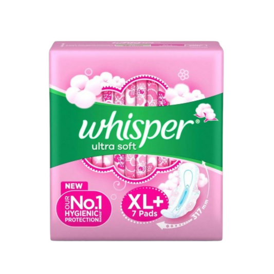 Whisper Ultra Soft Sanitary Pads for Women, XL+  Grab2Buy Whisper Grab2Buy