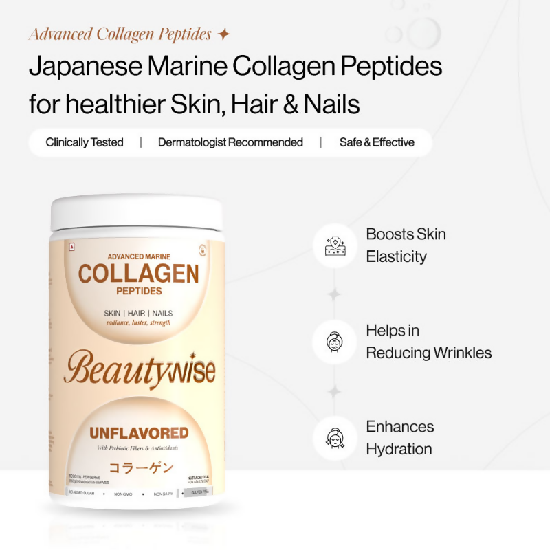 Beautywise Advanced Marine Collagen Peptides Powder - Unflavored  Grab2Buy Beautywise Grab2Buy