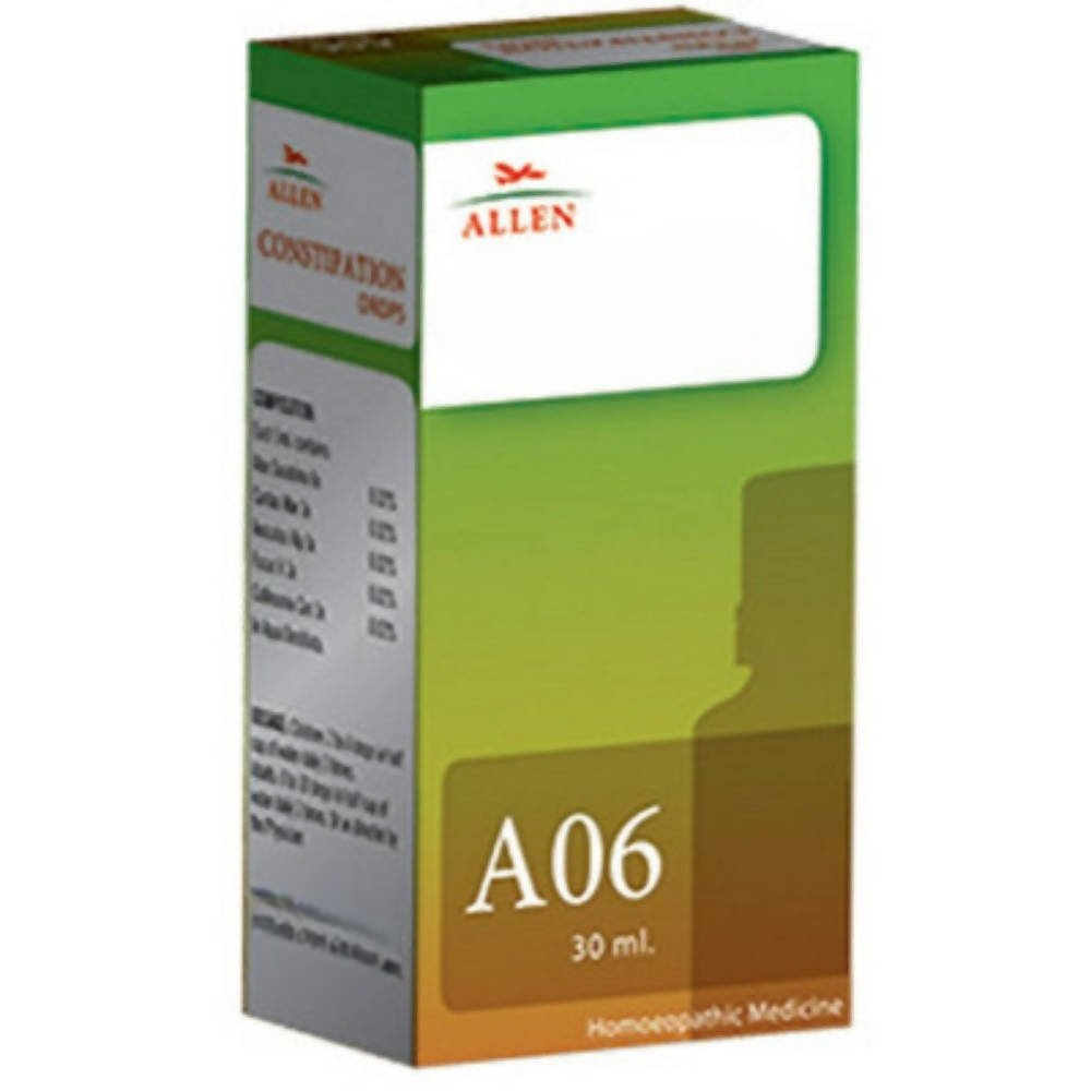 Allen Homeopathy A06 Constipation Drops 