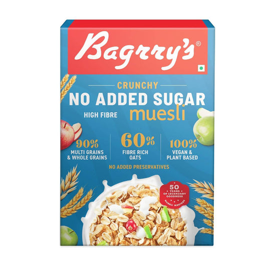 Bagrry's Crunchy No Added Sugar Muesli - Grab2buy