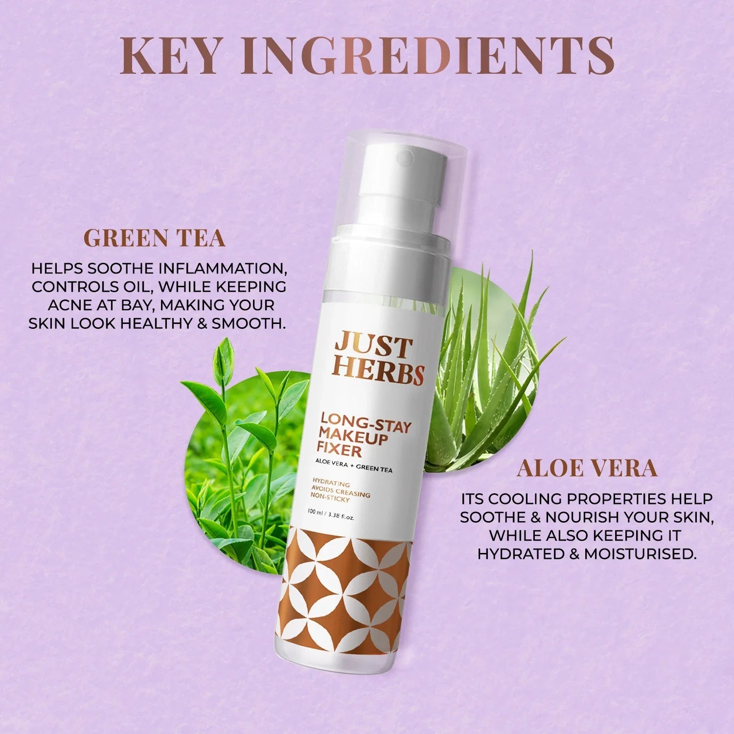 Long-stay Makeup Fixer with Aloe Vera & Green Tea 