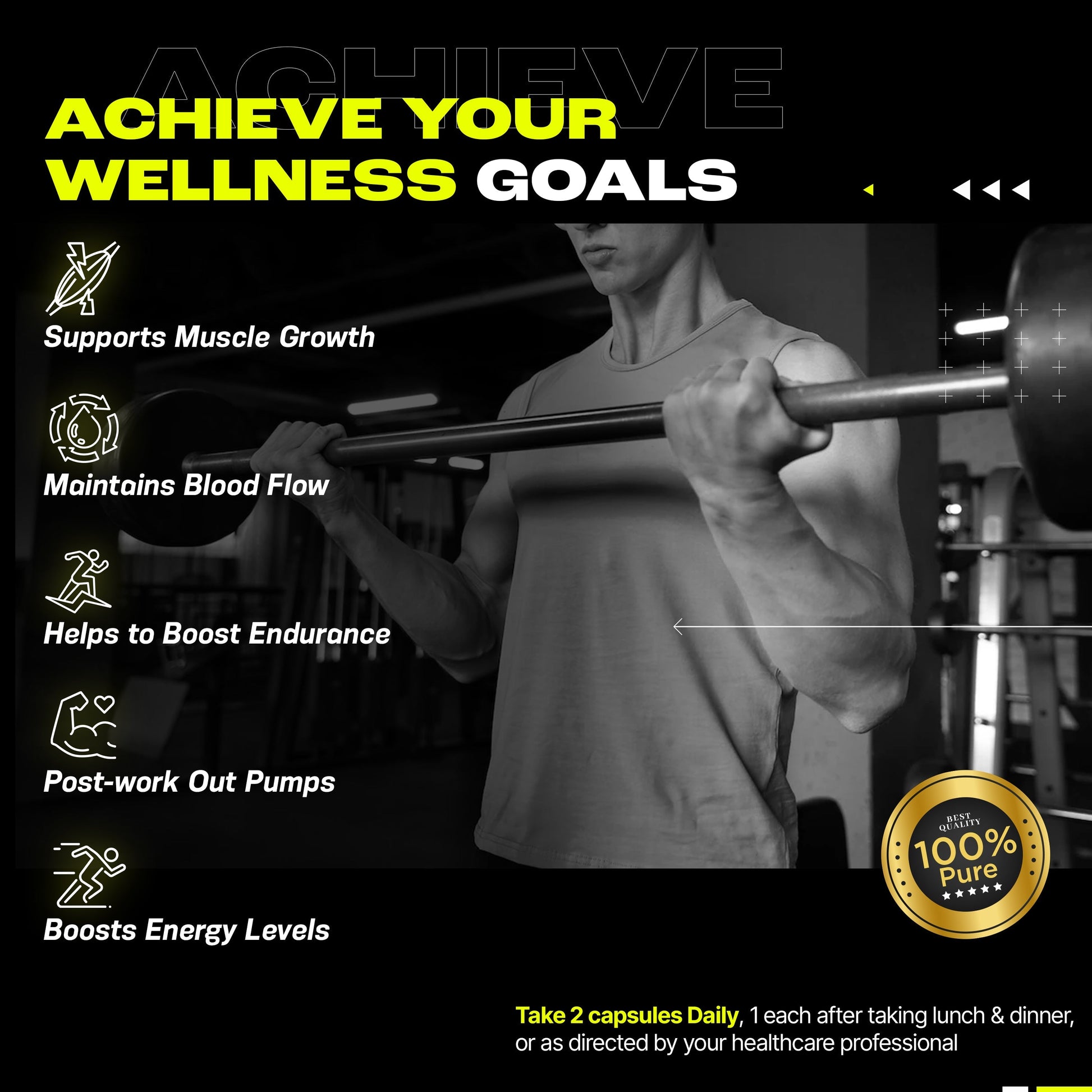 Health Veda Organics L Arginine Veg Capsules Health Veda Organics