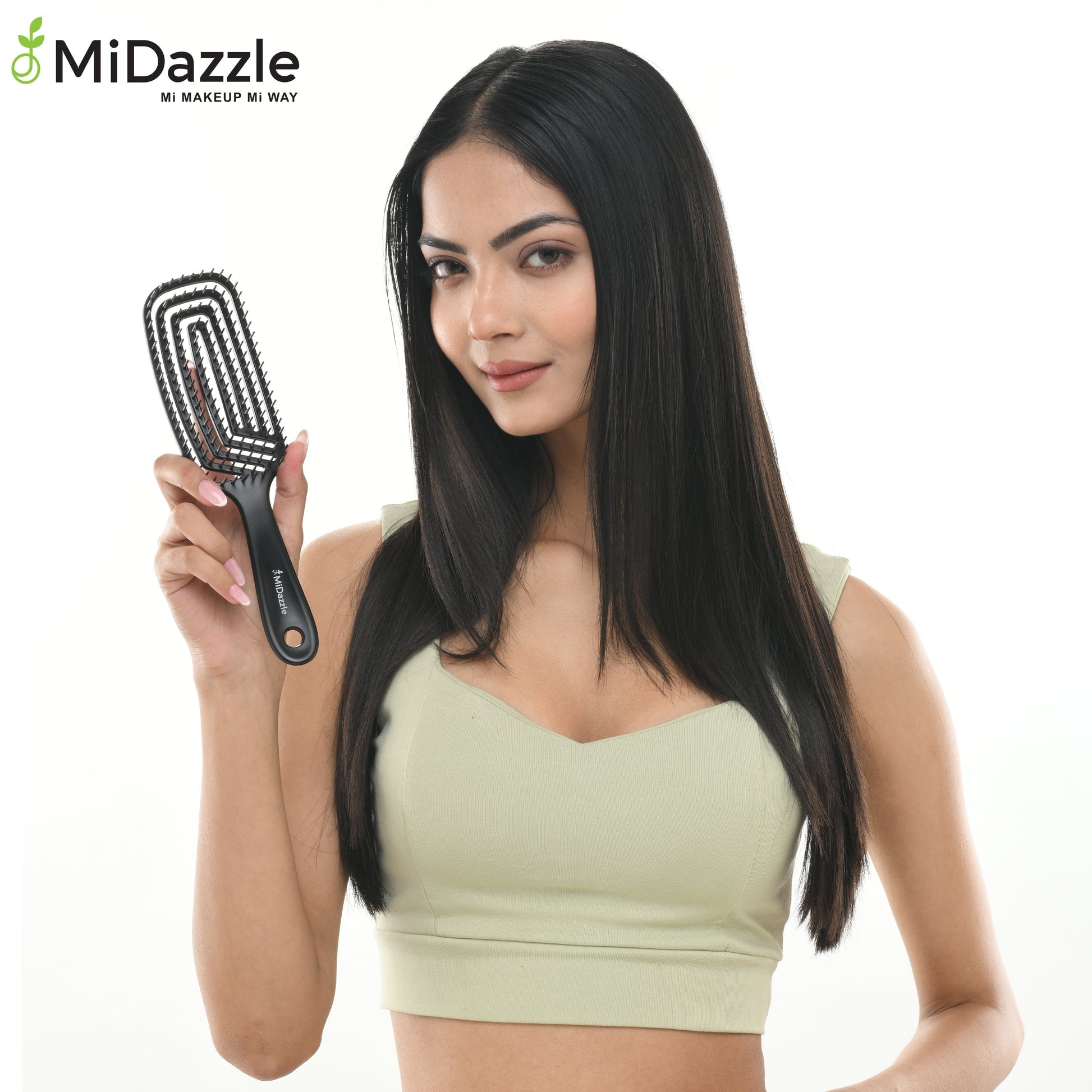 MiDazzle Hair Brush (Black 3D) MIHB0015