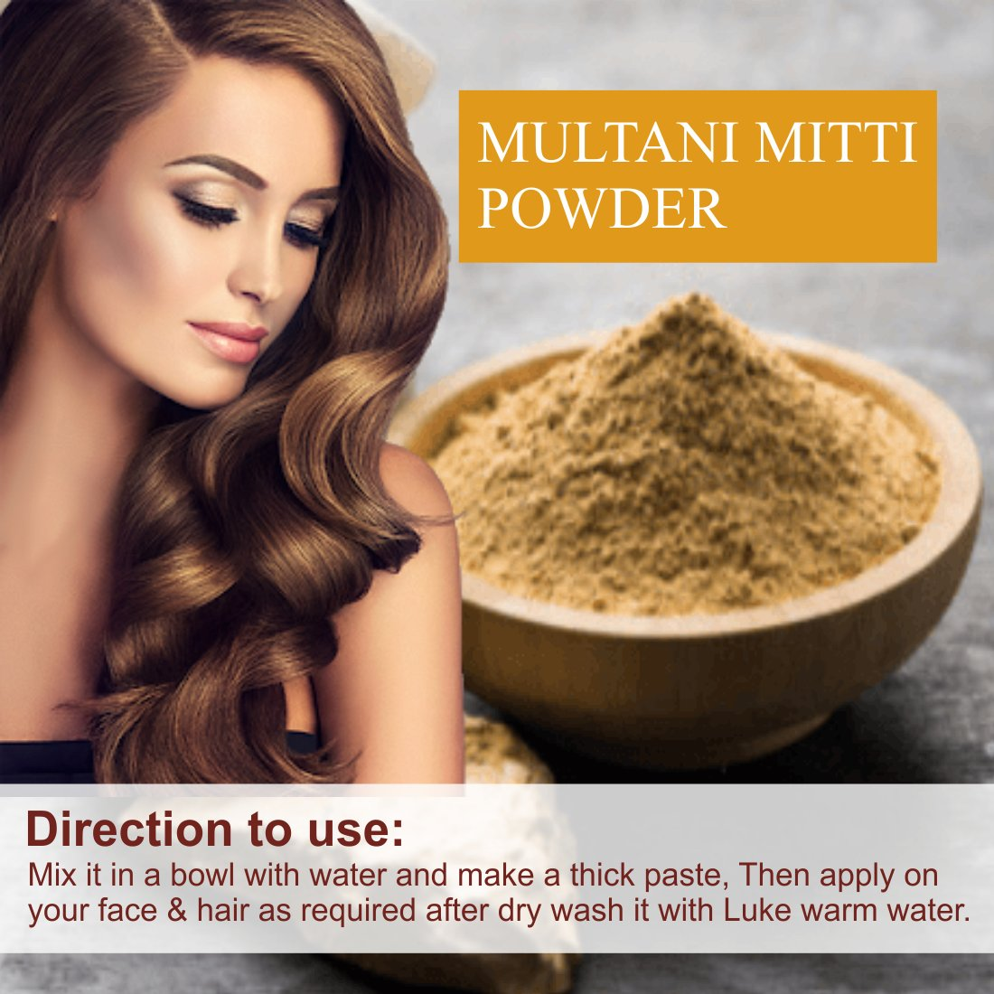 Nuerma Science Multani Mitti Powder For Glowing Skin & Anti Pigmentation 