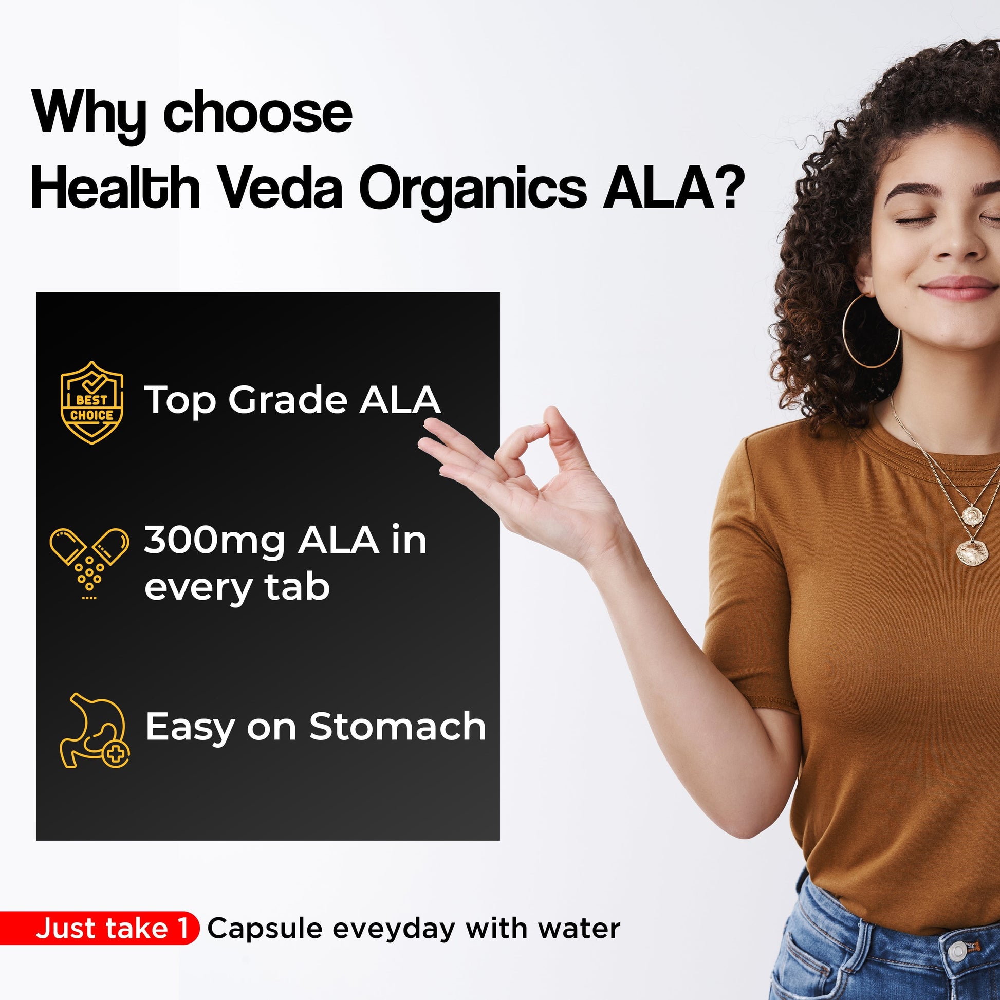 Health Veda Organics Alpha Lipoic Acid Capsules 