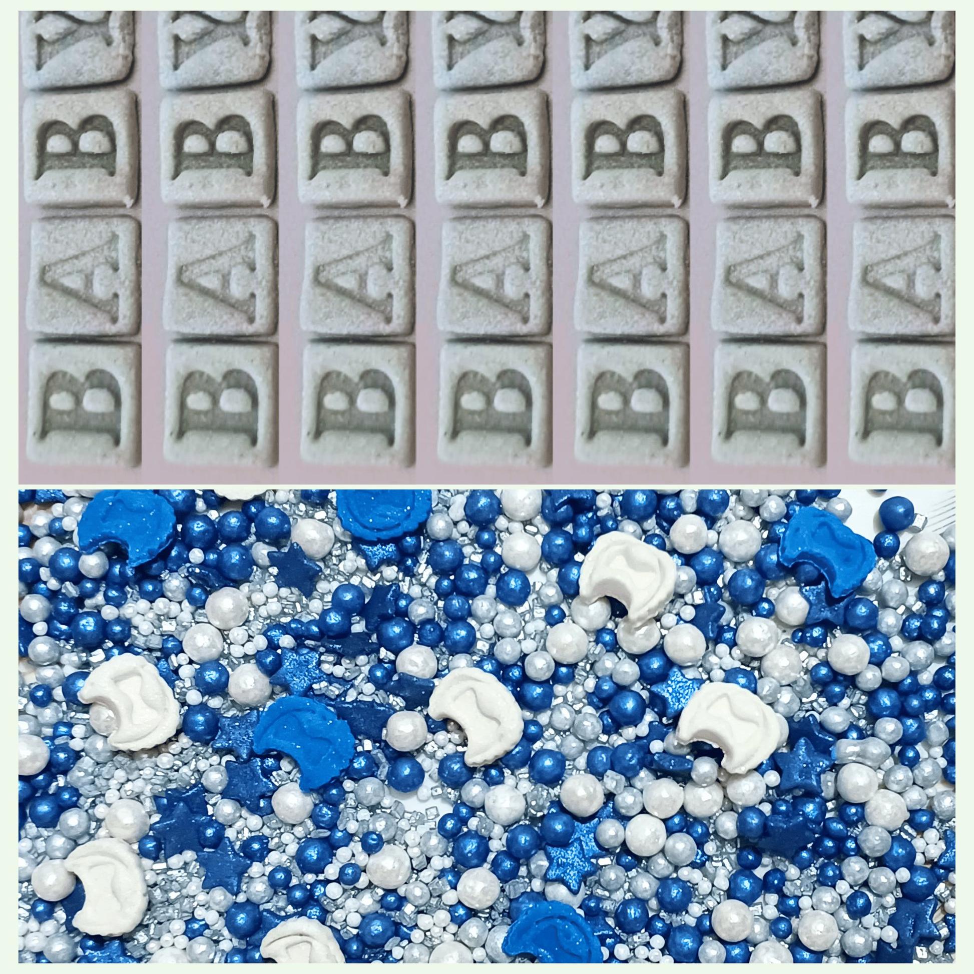 Confect Boys Baby Shower Sprinkles | Gender Reveal Sprinkles | Baby Blue Sprinkles