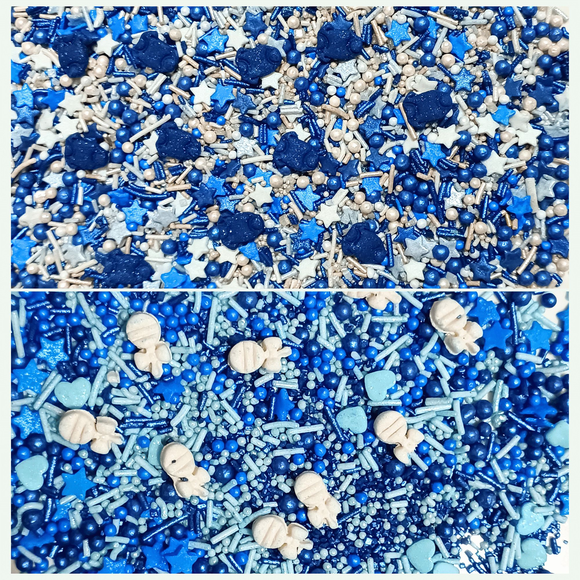 Confect Boys Baby Shower Sprinkles | Baby Blue Sprinkles for Cake & Cupcake Decorating
