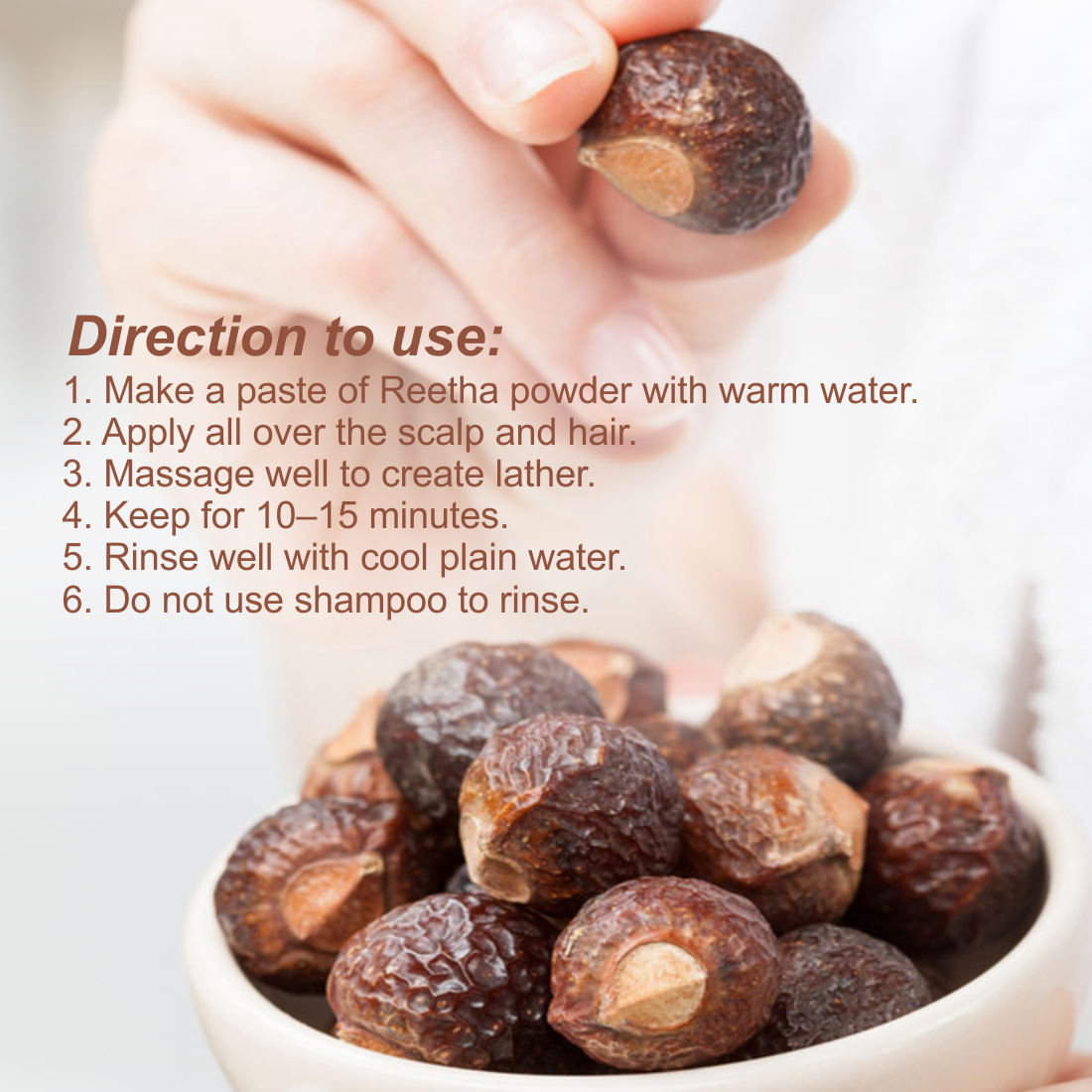 Nuerma Science Reetha powder For Skin & Hair 
