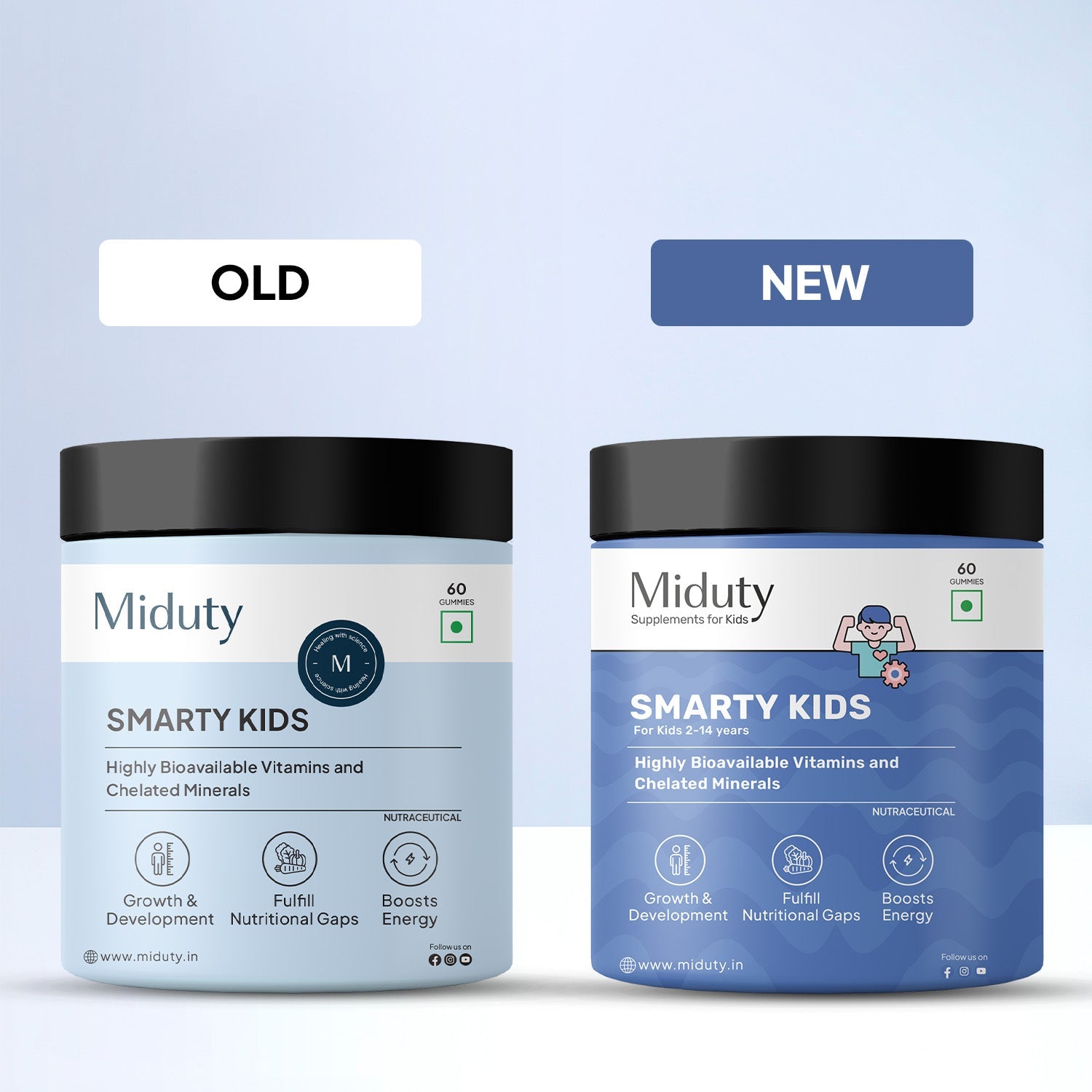 Miduty by Palak Notes Smarty Kids Multivitamin Gummies 