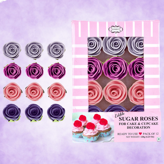 Confect Ombre- 4 | Edible Sugar Roses Topper