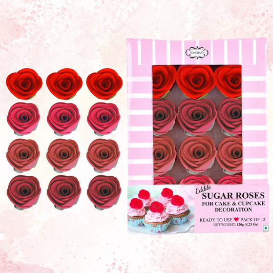 Confect Ombre- 2 | Edible Sugar Roses Topper