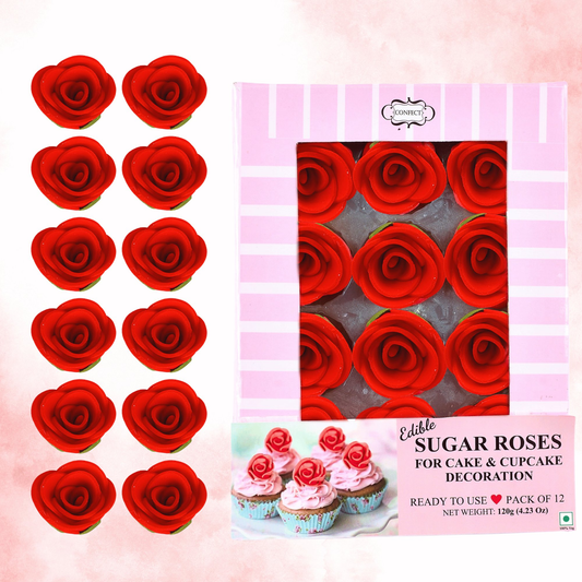 Confect Red | Edible Sugar Flowers
