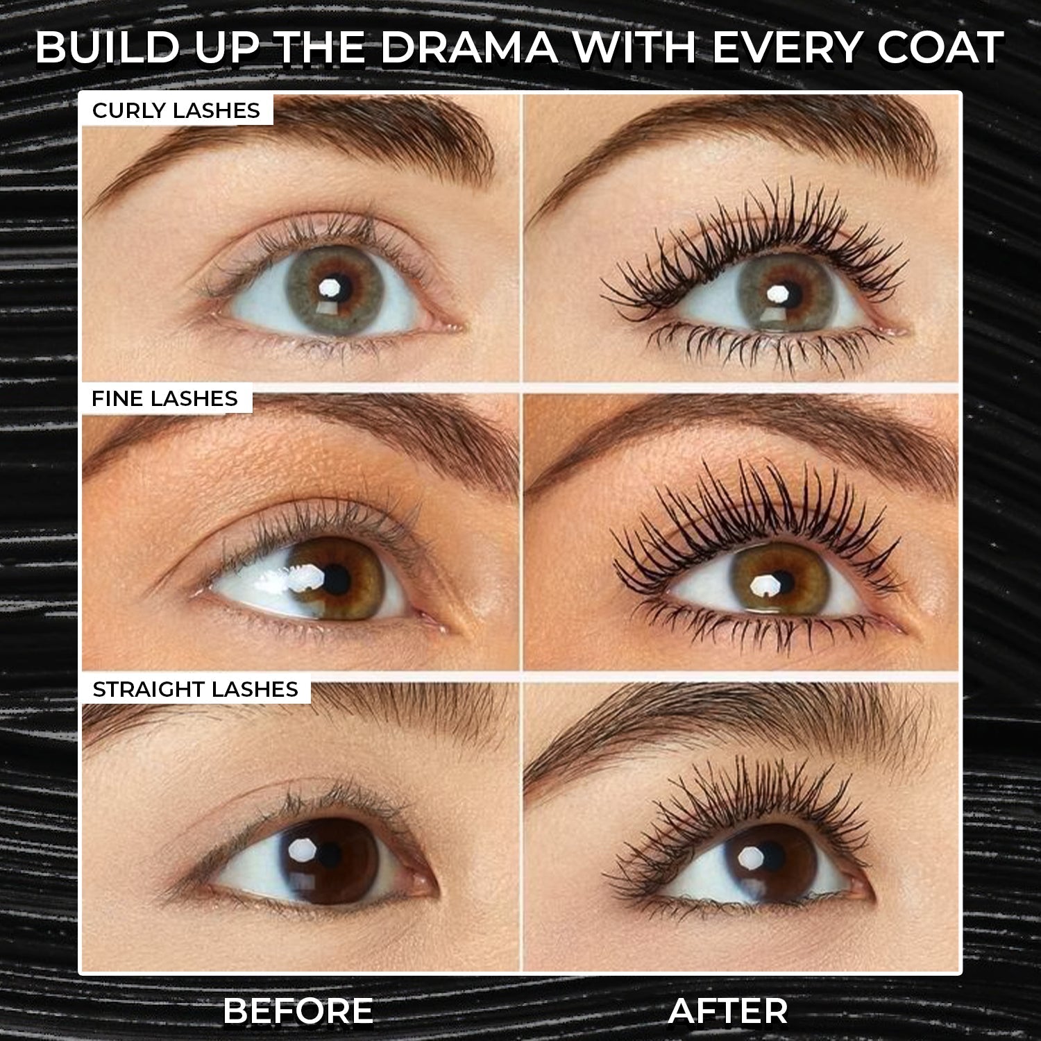 2-in-1 Serum-infused Lash Enhancing Mascara with Castor Oil and Coconut Oil 