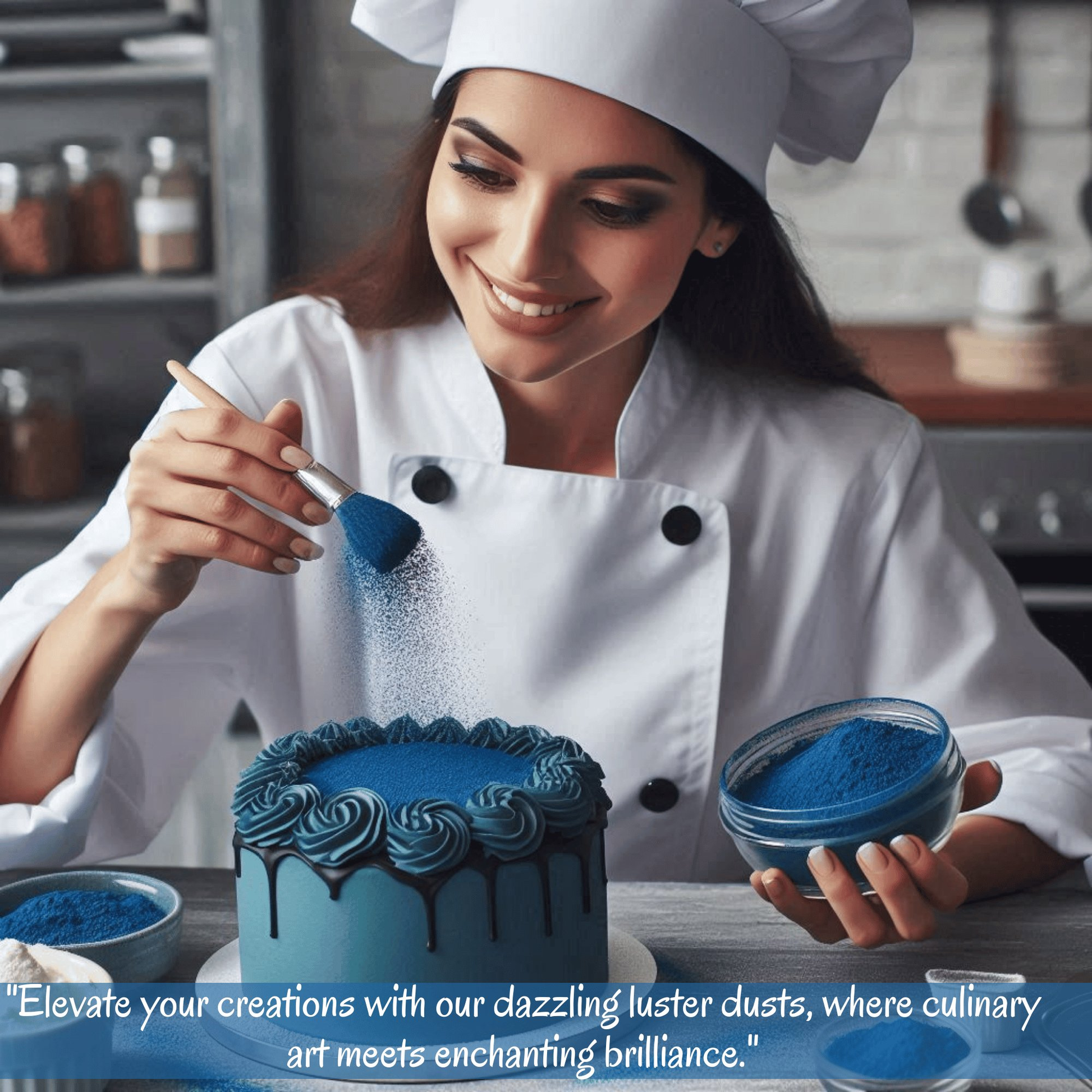 Confect Poppy Blue | Edible Luster Dust
