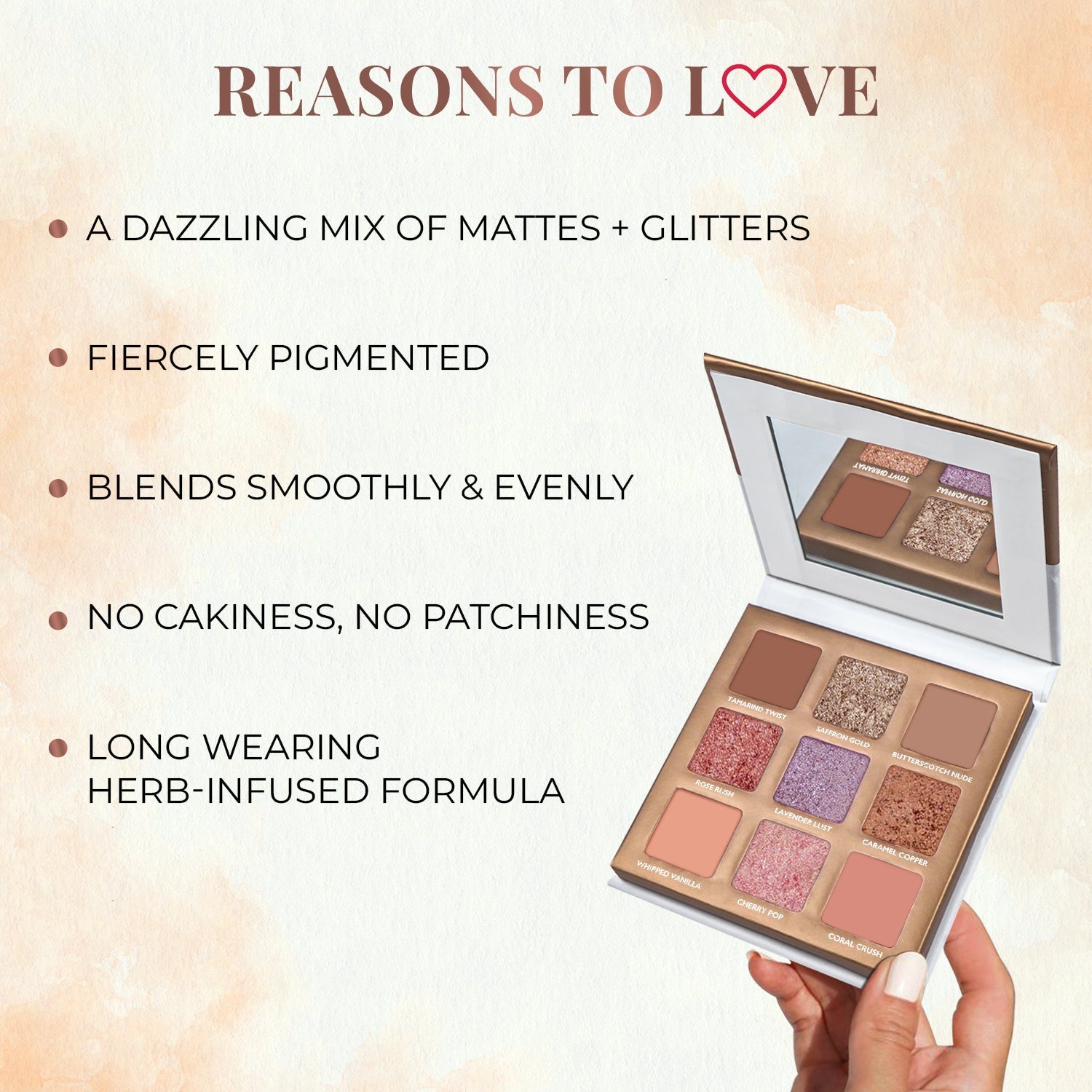 Just Herb: Enriched 9 in 1 Eye shadow Palette Sunshine-Day 
