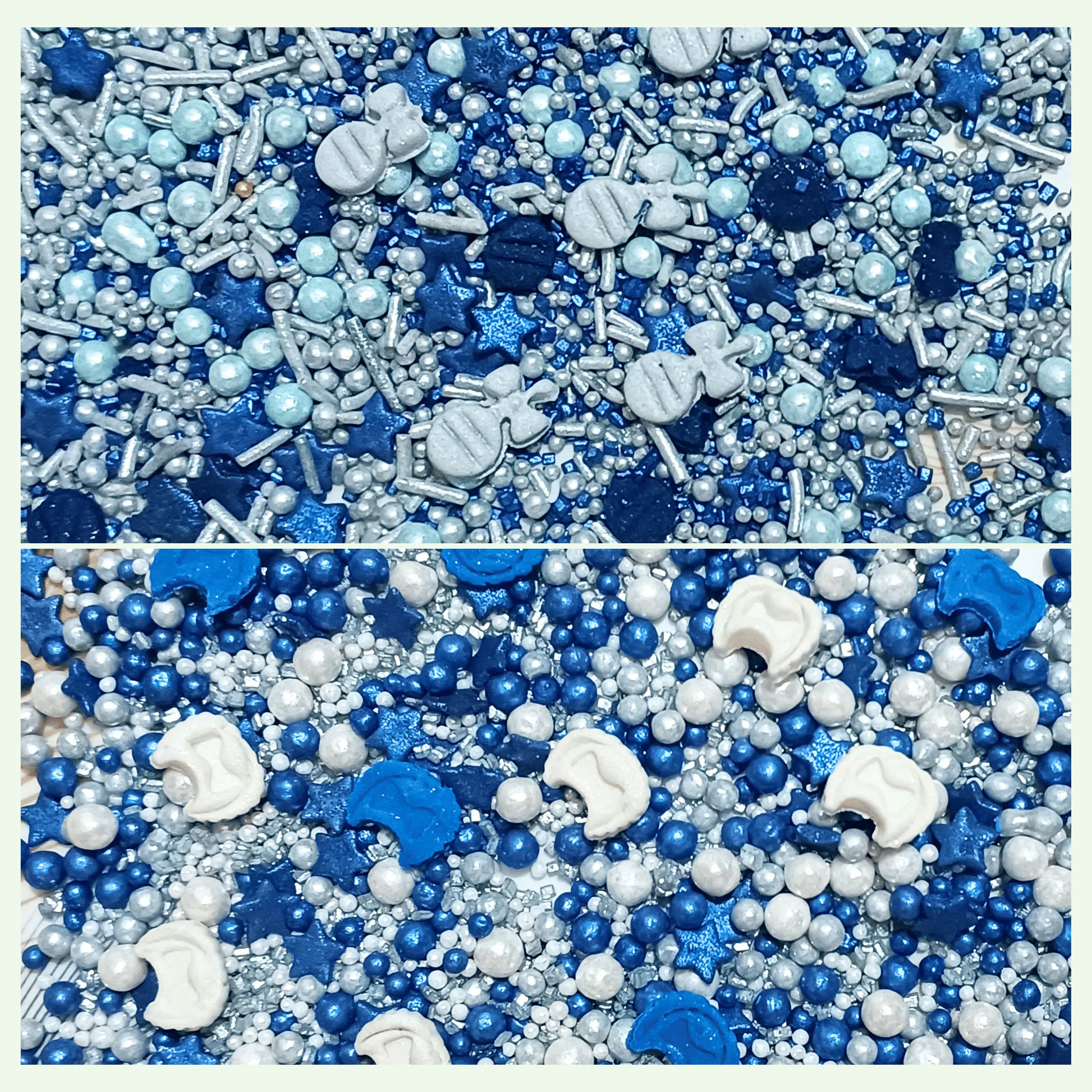Confect Boys Baby Shower Sprinkles | Baby Blue Sprinkles for Cake & Cupcake Decorating