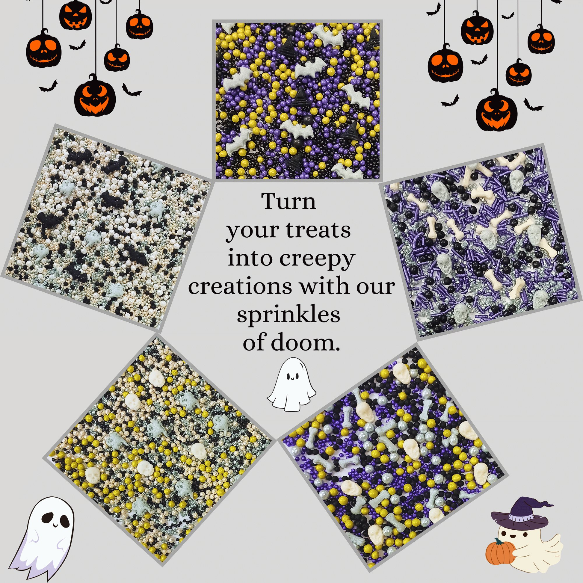 Confect Halloween sprinkles Multipack 1 (New)