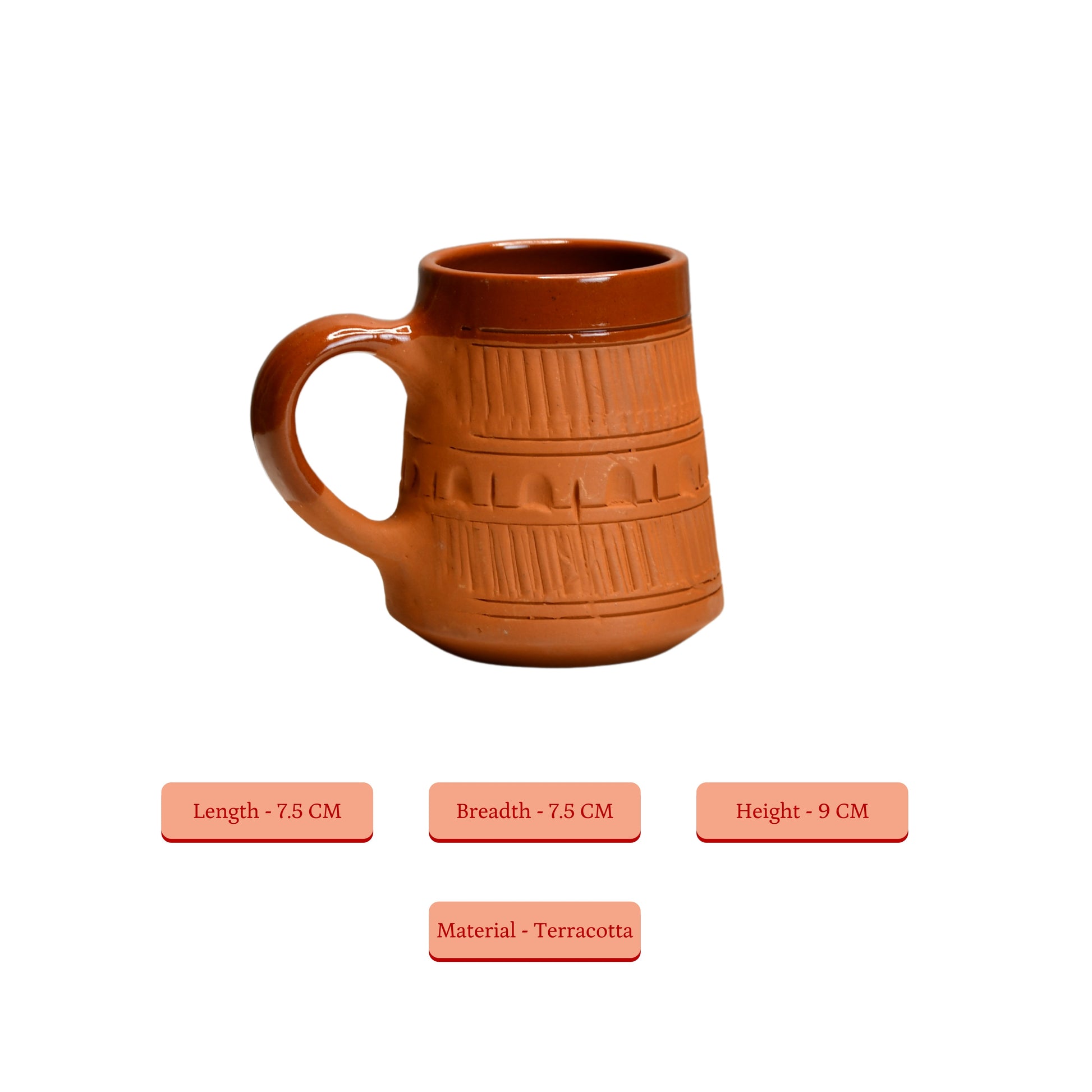 Sowpeace Traditional Terracotta Coffee mugs