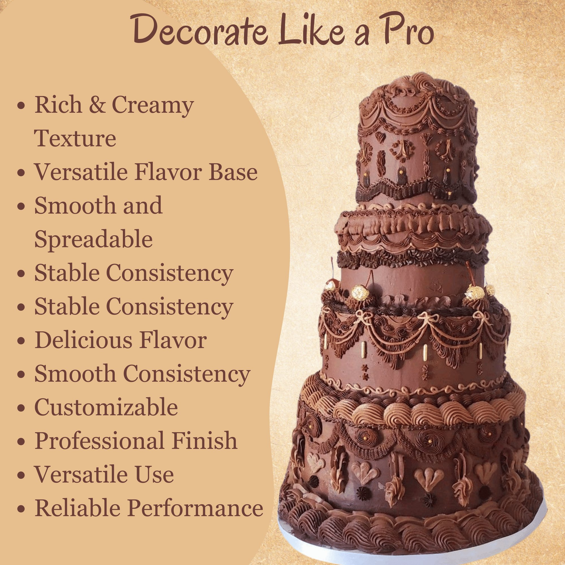 Confect American Butter Cream (Chocolate Fla.)