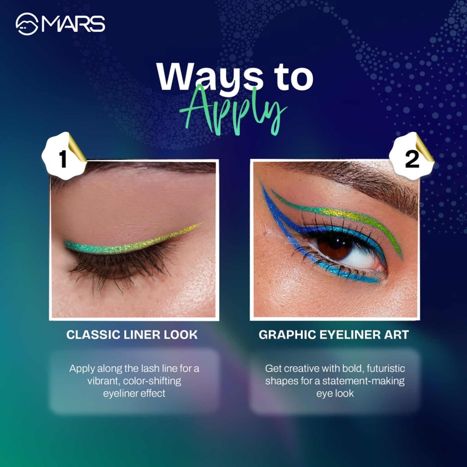 MARS Cosmetics Northern Lights Liquid Eyeliner - 02-solar Flare 