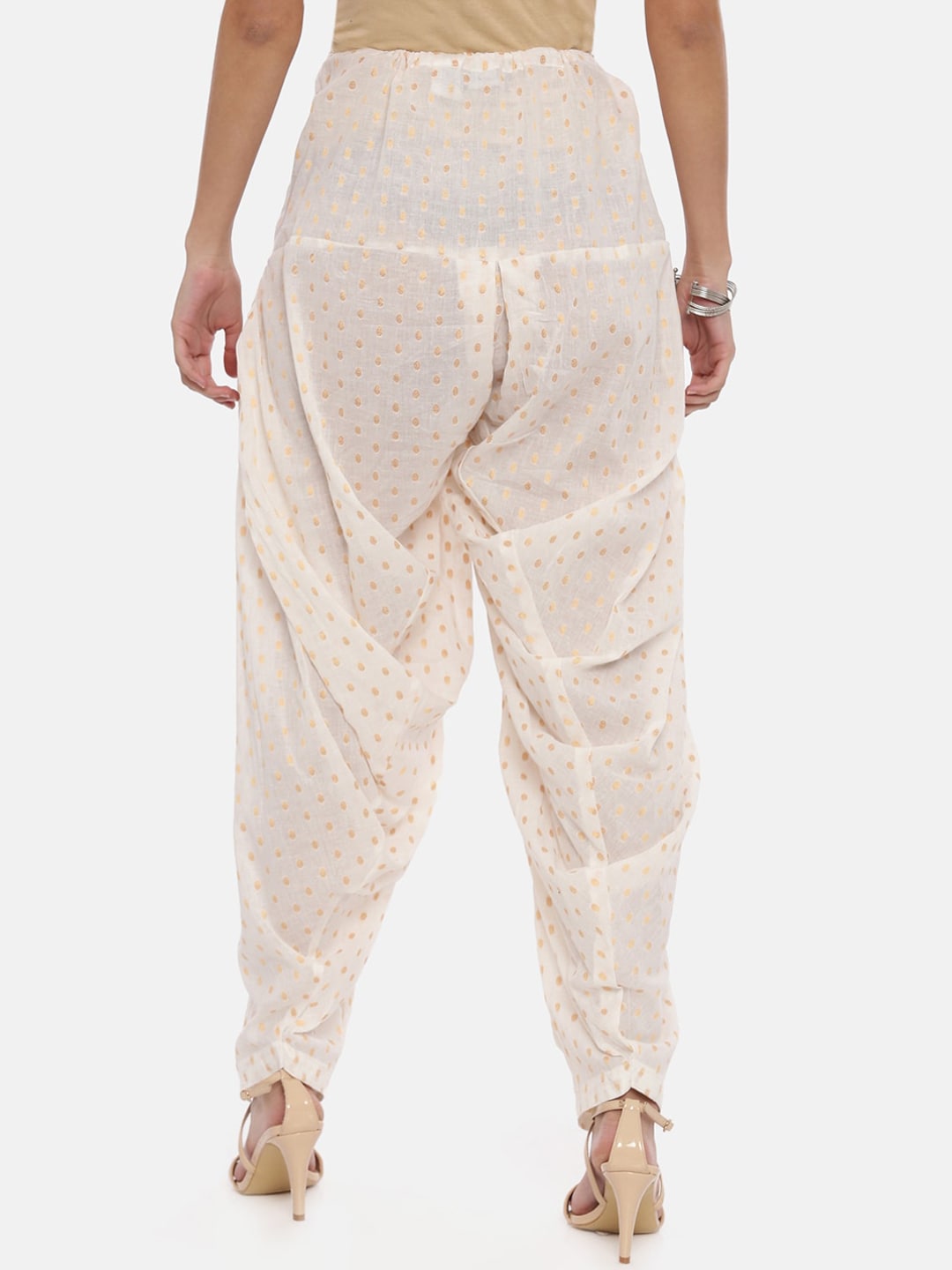Souchii White Woven Design Patiala