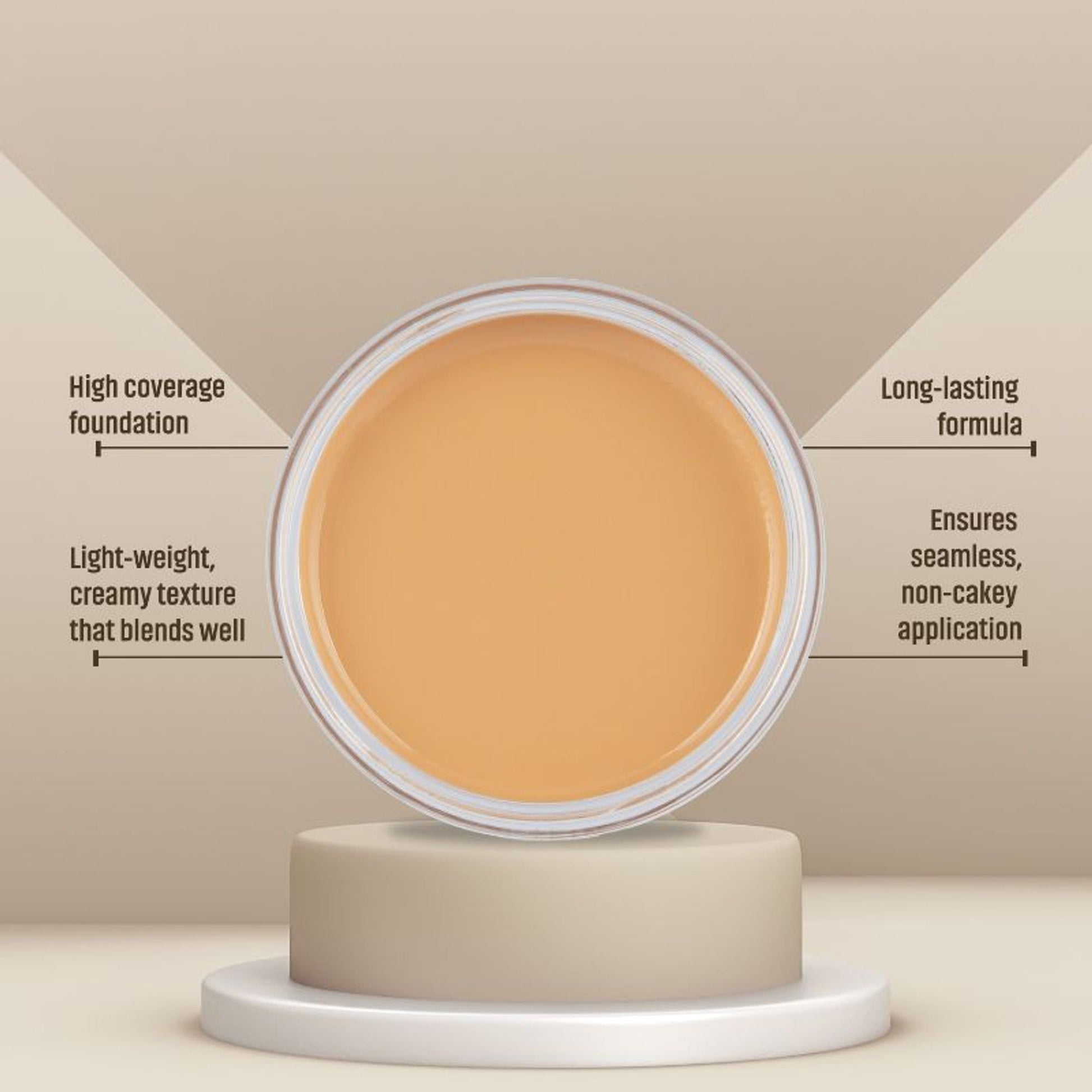 Miss Claire Prestige Cover Foundation - 626B Rose Beige