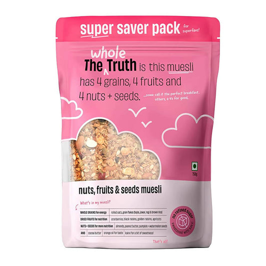 The Whole Truth Nuts, Fruits & Seeds Muesli - Grab2buy